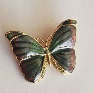 SFJ Vintage Butterfly Brooch